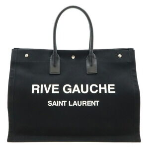 SAINT LAURENT PARIS YSL Rive Gauche Tote Bag Shoulder Black